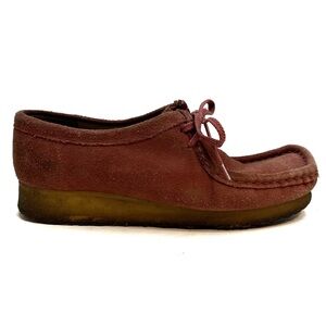 Clarks Originals | Wallabees Rose Pink‎ Suede Gum Sole Size 8.5